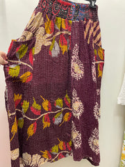 Pareo Kantha Butterfly Cargo Skirt #206 by Kantha Bae