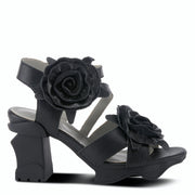 L'Artiste Shelly Flower Platform Leather Shoe