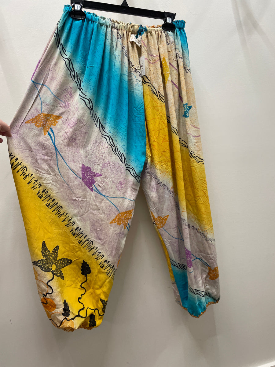 Silk Sari Jogger Pant #05 by Kantha Bae