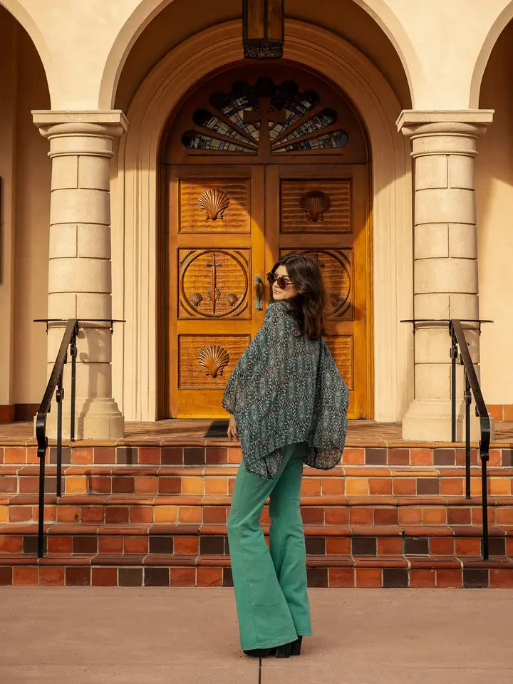 Squash Blossom Scarf Top