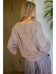Cozy Pullover Sweater by Cotierra