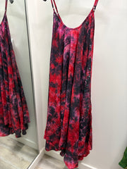 Crepe Sari Moonchild Slip Dress #045 by Kantha Bae