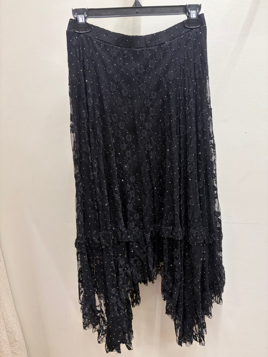 All-Sparkly Romantic Lace Skirt by Origami