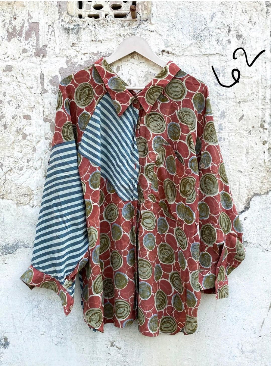 Kismet Button Down Tunic by Kantha Bae - Robin Boutique-Boutique 