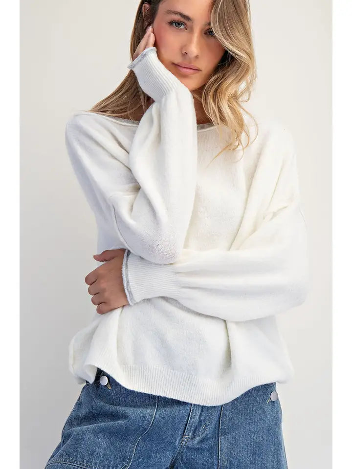 Cozy Pullover Sweater by Cotierra