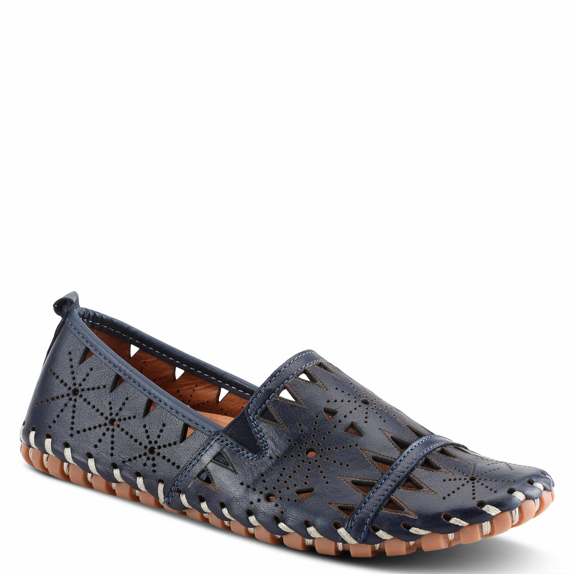 Spring Step Navy FUSARO shoe Robin Boutique