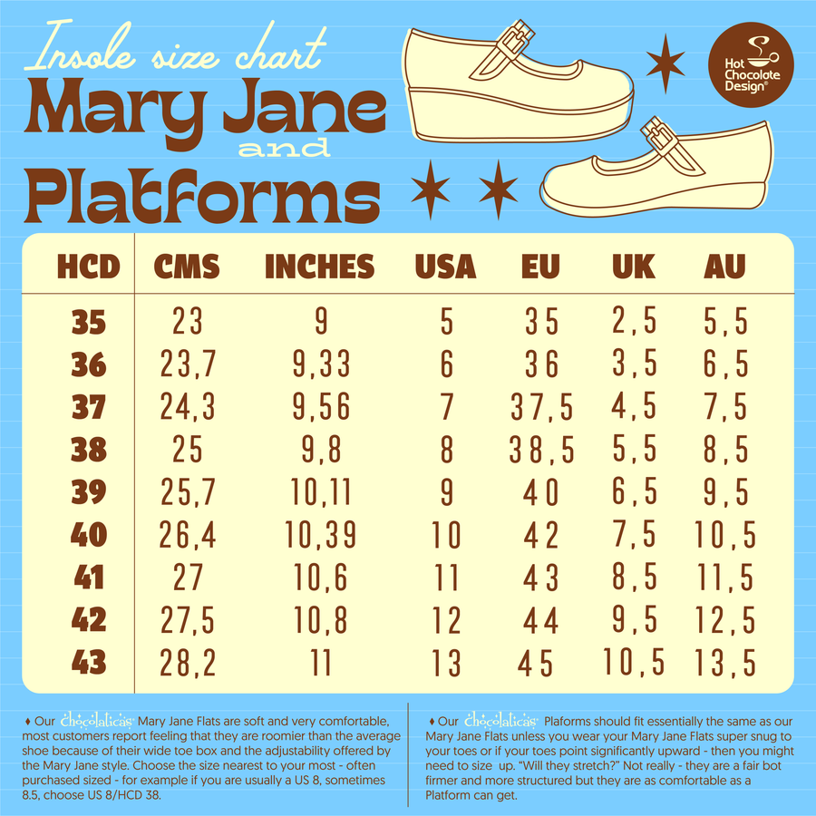Hot Chocolate Chocolaticas® Jolly Sisters  Women's Mary Jane Flat