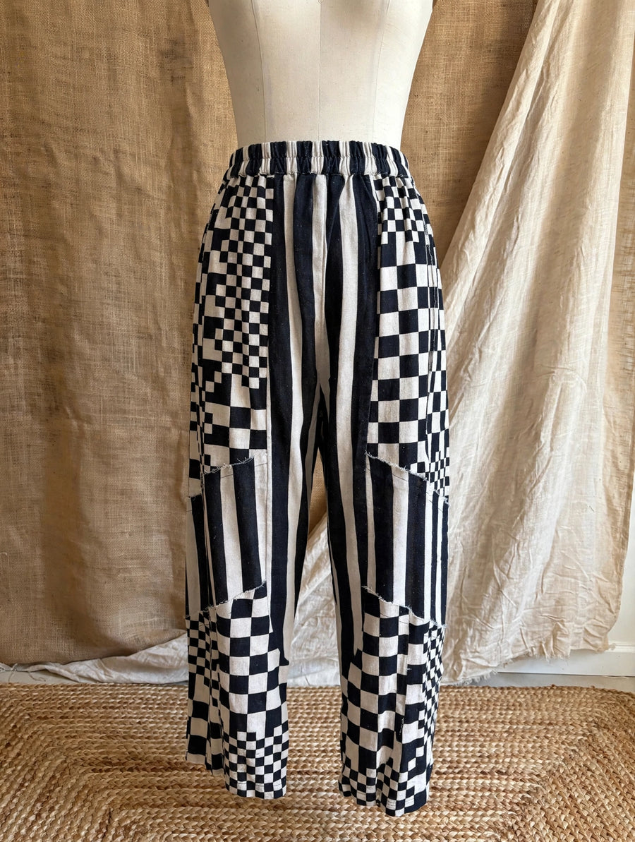 Harlequinn Harem Patchwork Pant