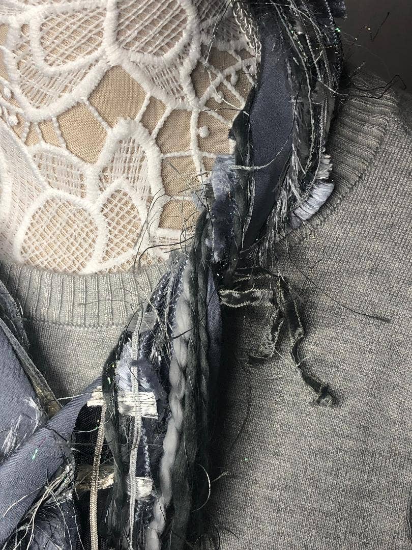 Lightweight Denim Long Style Scarf - Artisan Made Robin Boutique