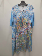 Easy Dress in Retro Bloom Print by Inoah