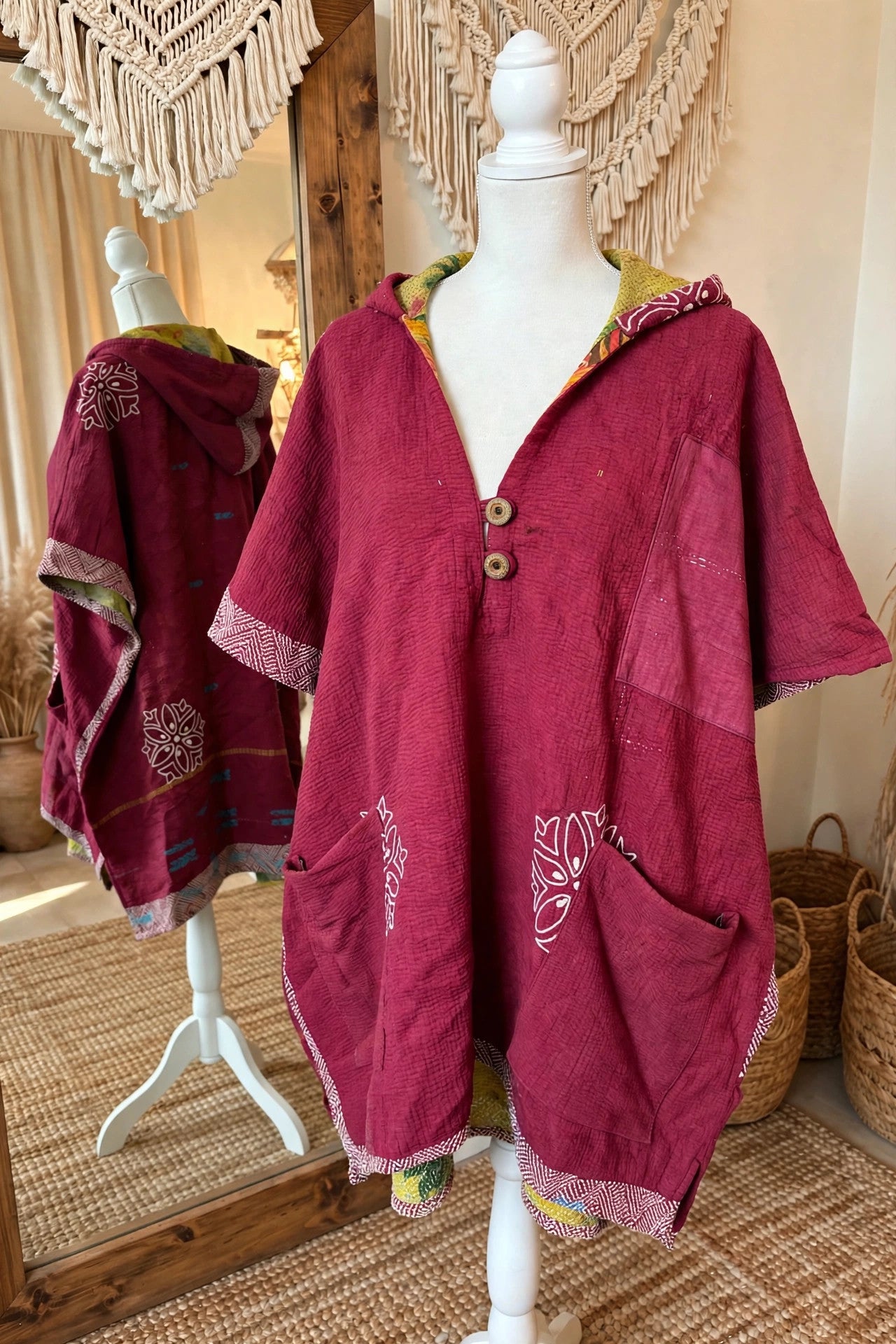 Peace + Love #001 Poncho by Kantha Bae