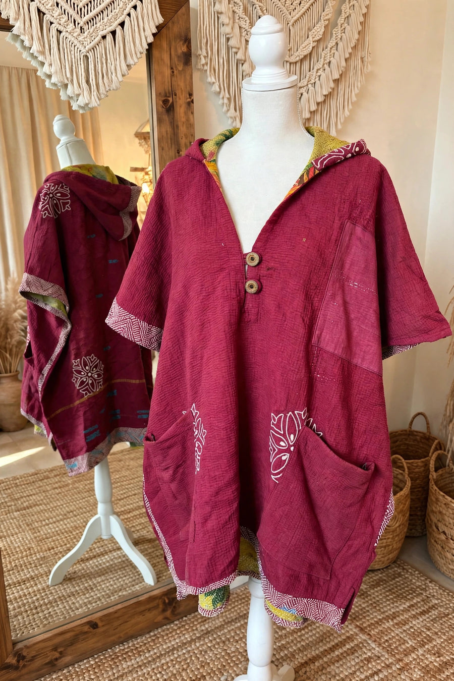Peace + Love #001 Poncho by Kantha Bae