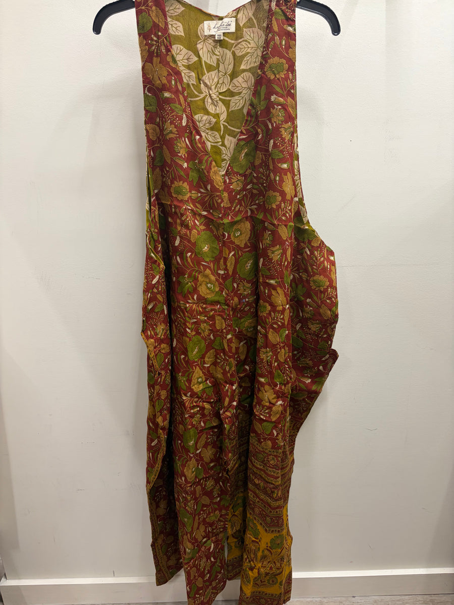Duality Sari Harmony Wide Leg Jumpsuit #1033 by Kantha Bae