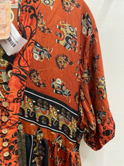 Rasgulla Sari Twilight Maxi Dress #010 by Kantha Bae