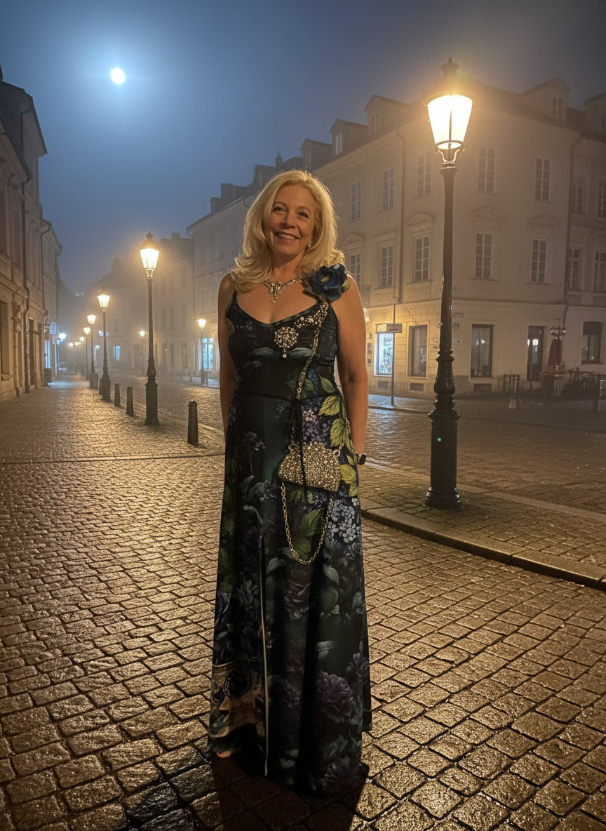 IPNG Design Maxi Slit Dress in "Love Language" Robin Boutique