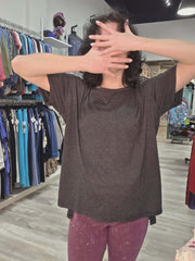 Mineral Washed Short Sleeve Tee by Rae Mode