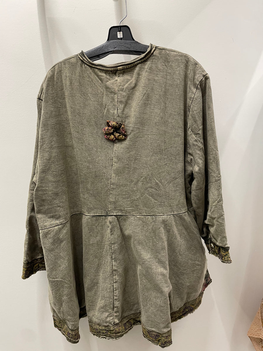 Sage & Stone Tunic Jacket by Paper Lace