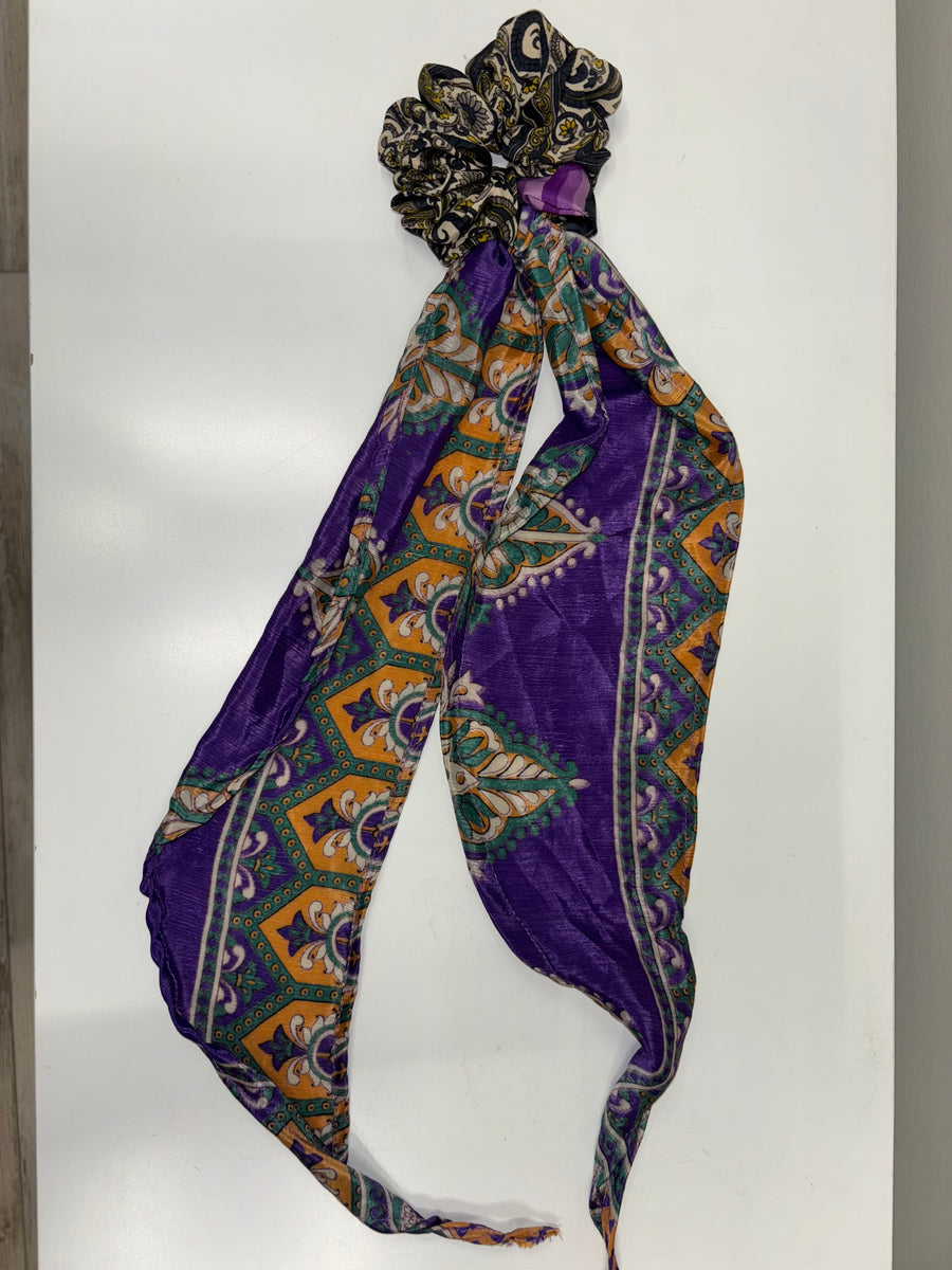 Sari SCRUNCHIE by Kantha Bae Robin Boutique