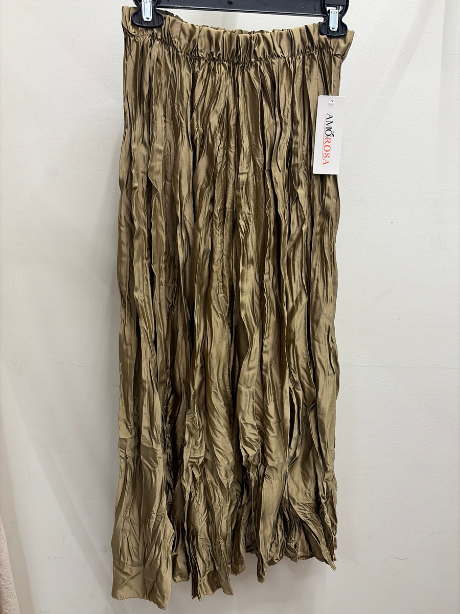 Crushed Skirt by Amorosa