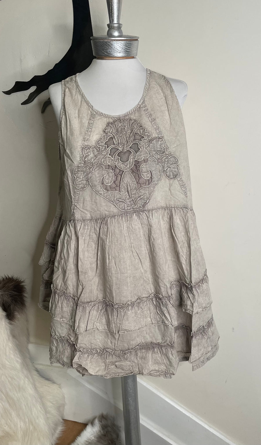 Sleeveless Ruffle Top by The Paper Lace