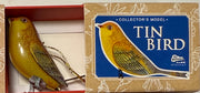 Metal Tin Bird Ornaments Mechanical Moving Parts Robin Boutique