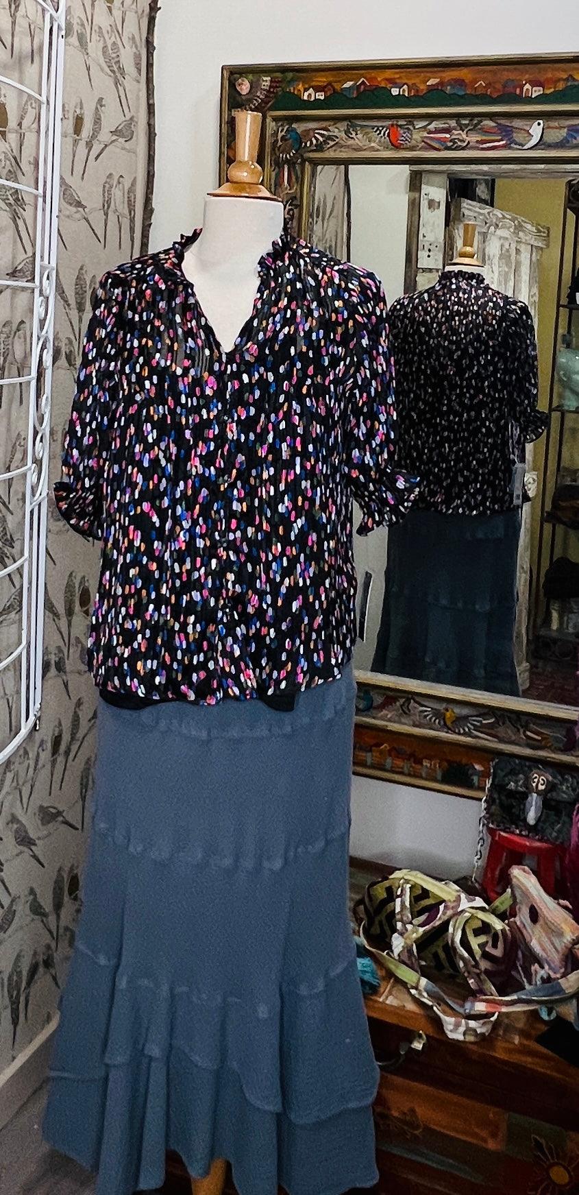 Confetti Blouse A2760 - Robin Boutique-Boutique 
