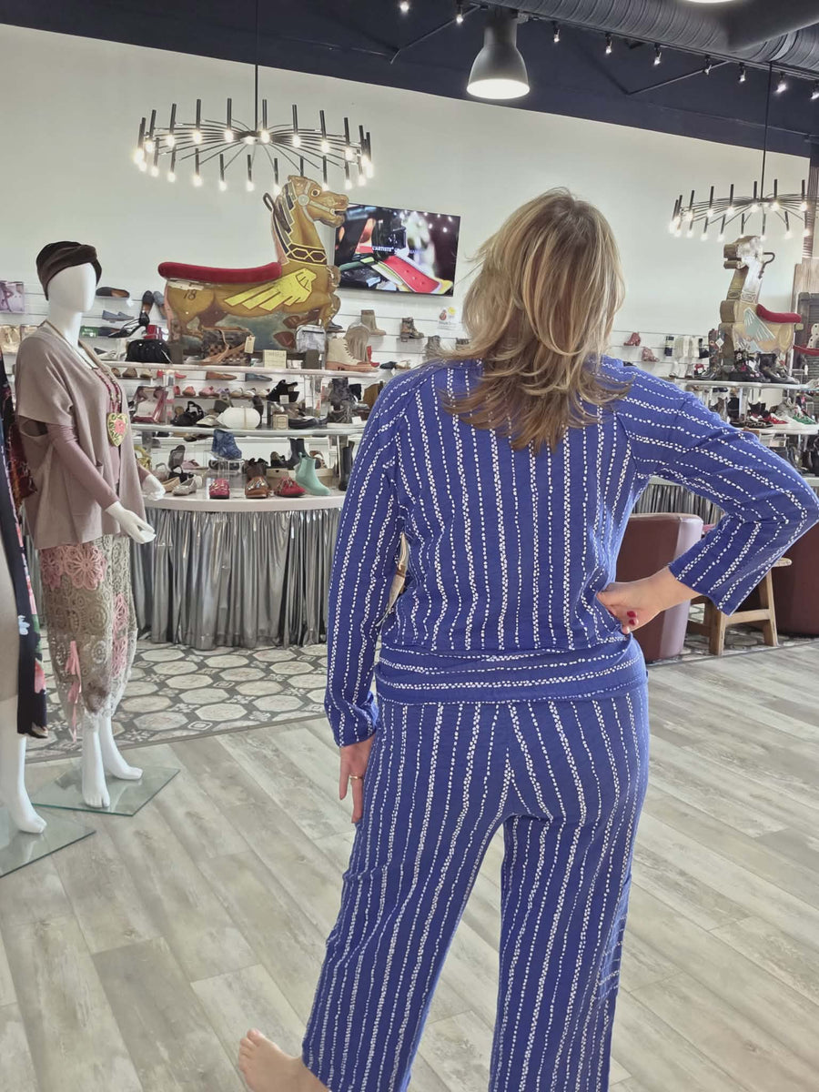 Driftwood Stripe Lookout Pullover by Escape by Habitat 11521 Robin Boutique