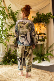 Additional view of Theatre of Dreams Pixie Duster Cropped Kimono with Swan from Robin Boutique.