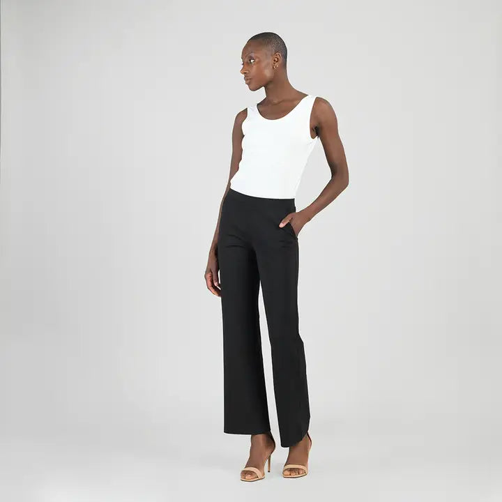 Ponte Loose Leg Pocket Pant by Clara Sunwoo