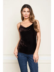 Crushed Velvet Stretch Cowl Cami by Paparazzi