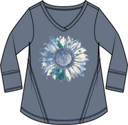 Destination Sunflower Laid Back Tee by Escape