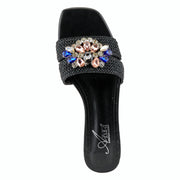 Azura Enamor Slide Sandals with Stones