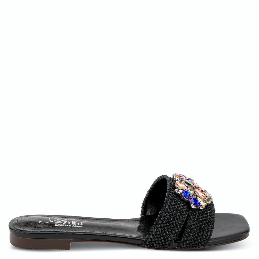 Azura Enamor Slide Sandals with Stones