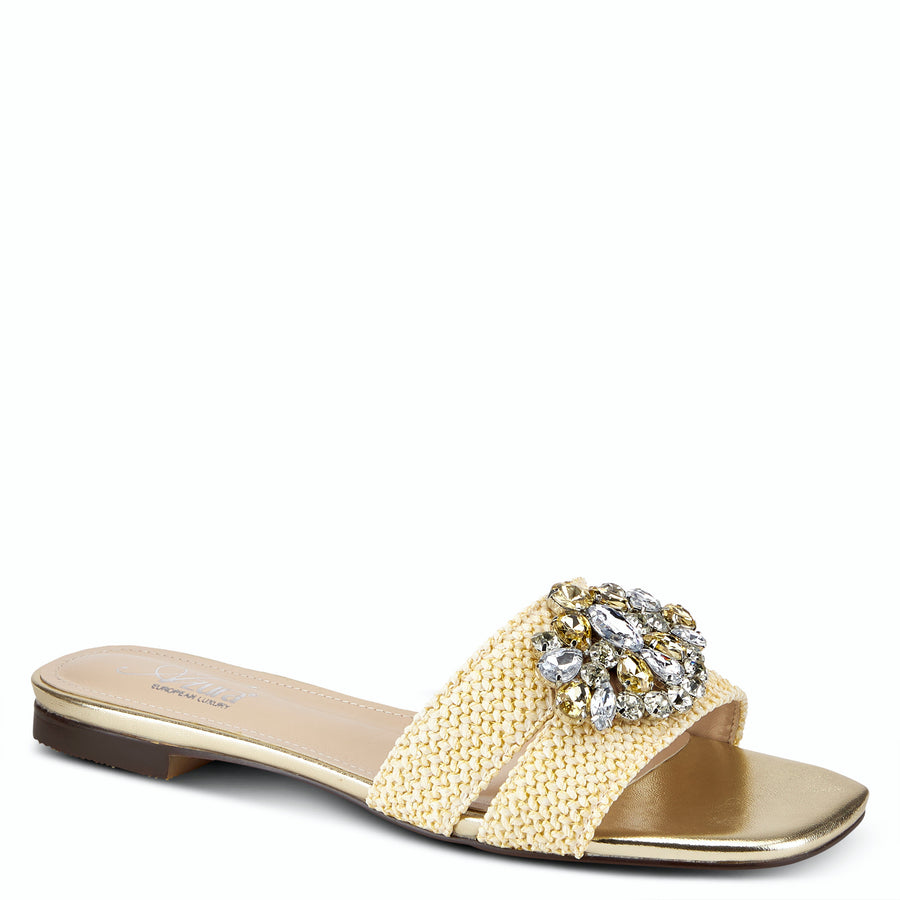 Azura Enamor Slide Sandals with Stones