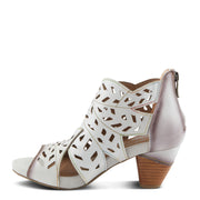 L'Artiste Icon Tooled Leather Ankle Sandal