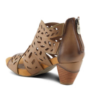 L'Artiste Icon Tooled Leather Ankle Sandal