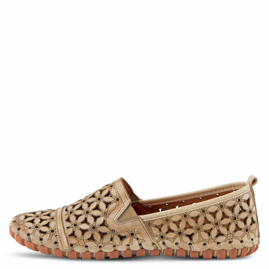 Spring Step Flowerflow Leather Slipon Moccasin ShoeShoe Robin Boutique