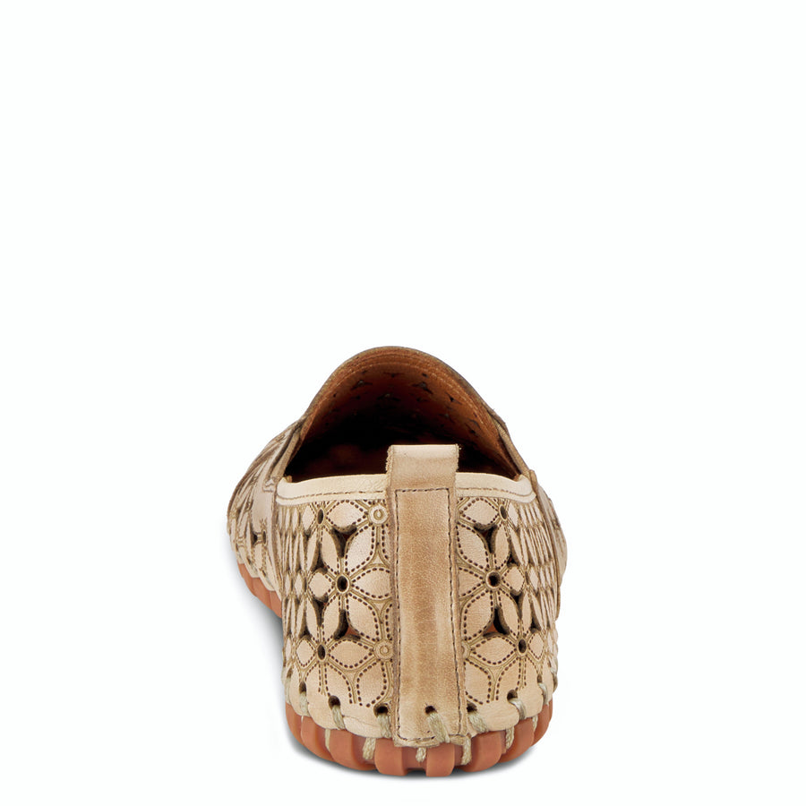 Spring Step Flowerflow Leather Slipon Moccasin Shoe