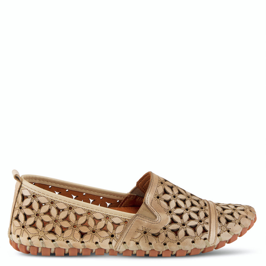 Spring Step Flowerflow Leather Slipon Moccasin Shoe