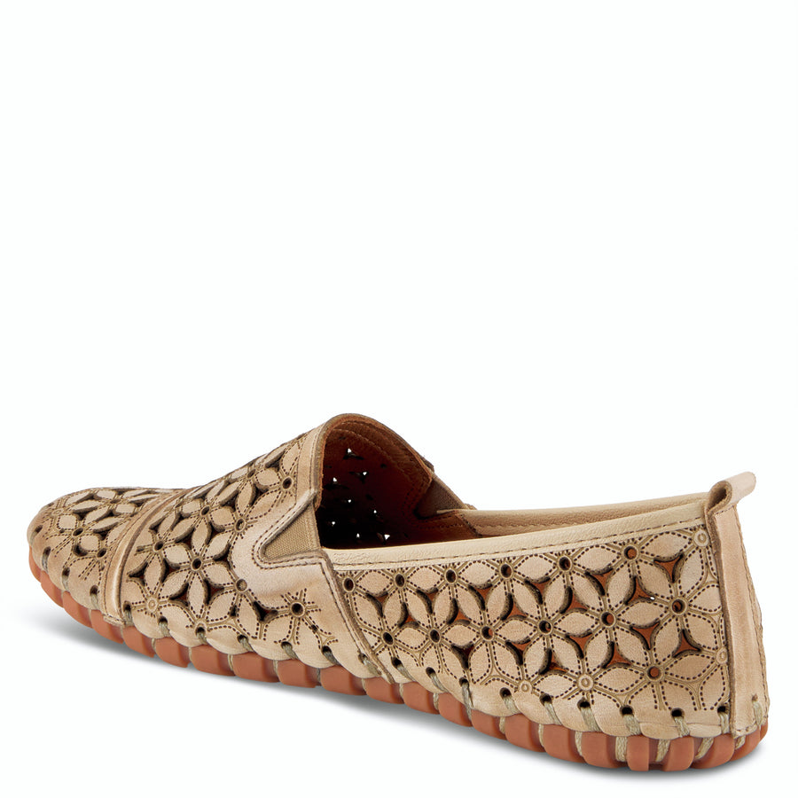 Spring Step Flowerflow Leather Slipon Moccasin Shoe