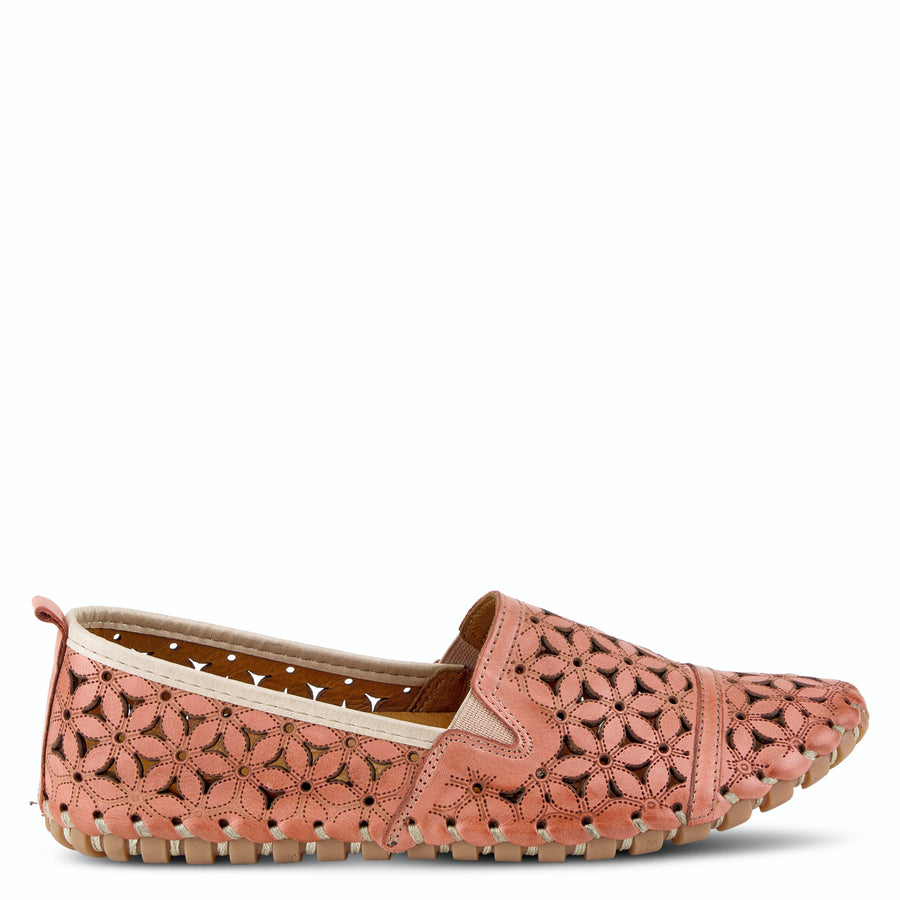 Spring Step Flowerflow Leather Slipon Moccasin Shoe
