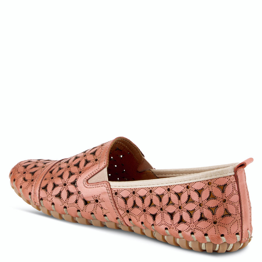 Spring Step Flowerflow Leather Slipon Moccasin Shoe