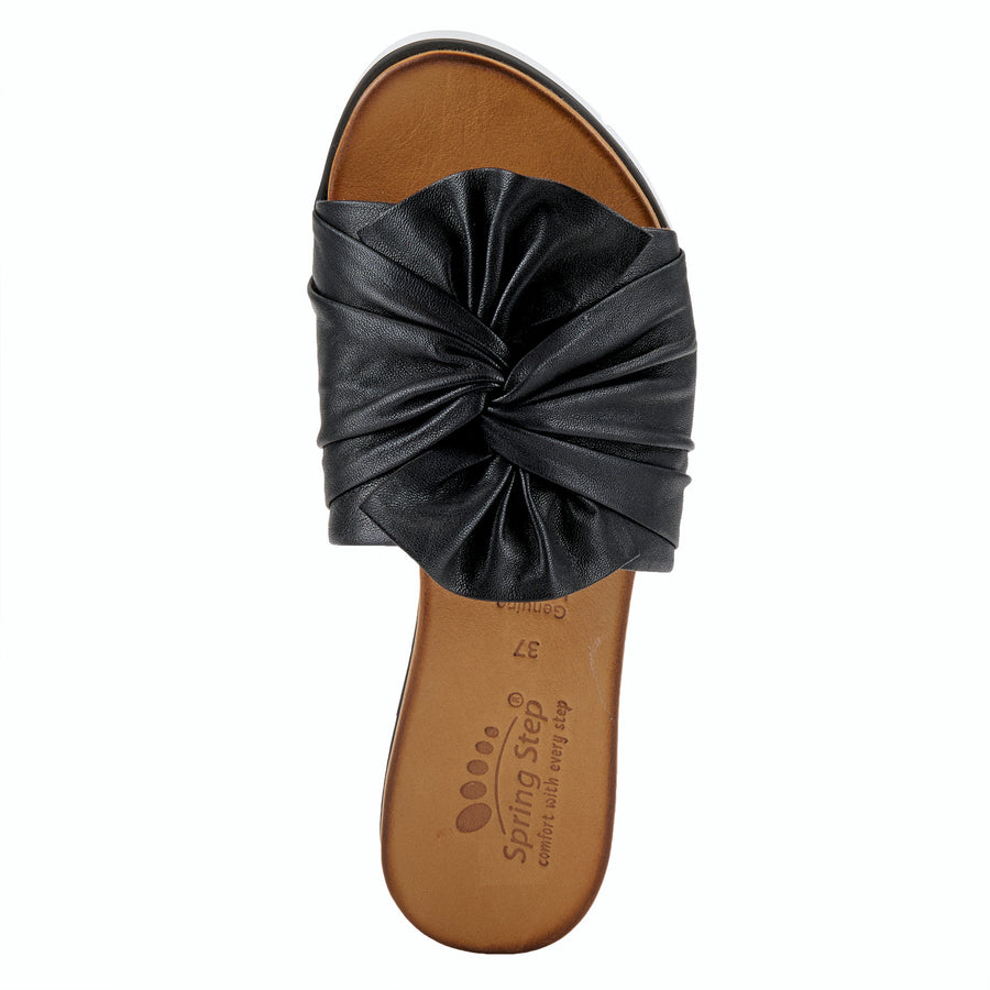 Spring Step LAVONA Leather Sandal Slide
