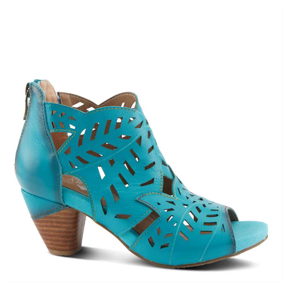 L'Artiste Icon Tooled Leather Ankle Sandal
