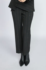 Pinstripe Kick Flare by Olivia