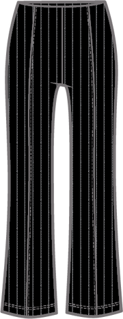 Pinstripe Kick Flare by Olivia
