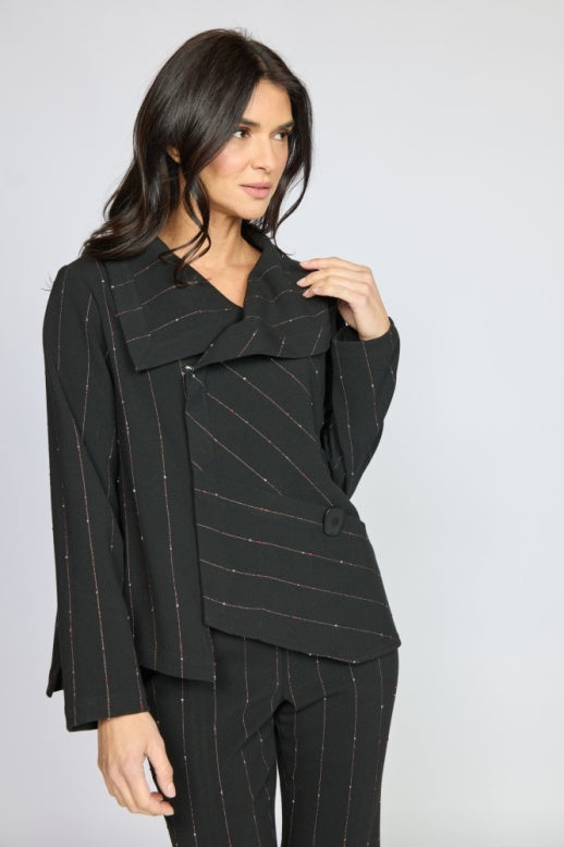 Pinstripe Suzanne Jacket by Olivia