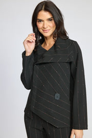 Pinstripe Suzanne Jacket by Olivia
