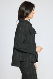 Pinstripe Suzanne Jacket by Olivia