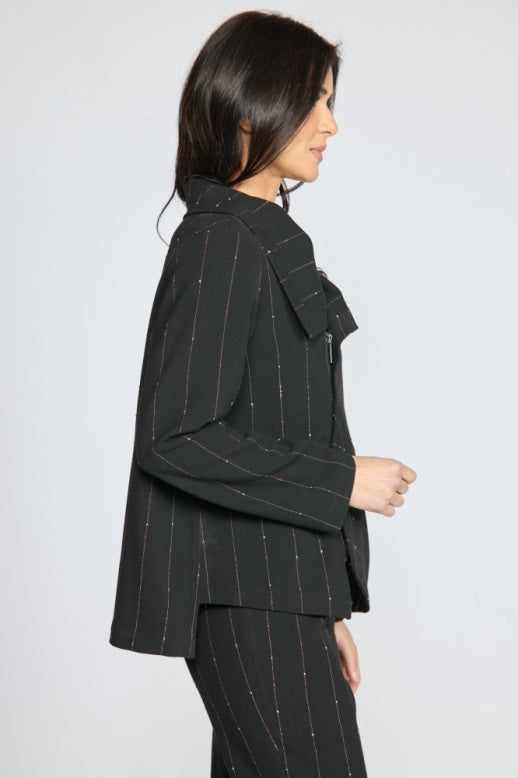 Pinstripe Suzanne Jacket by Olivia